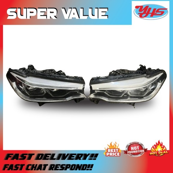 USED ORI BMW G30 G31 2016-2020 HEAD LAMP RH LH (RH) thumbnail