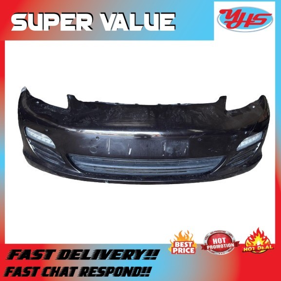 USED ORI PORSCHE PANAMERA 970 2010-2016 FRONT BUMPER WITH DAYTIME RUNNING LIGHT