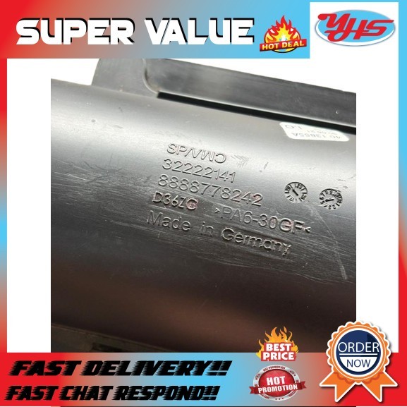 VOLVO XC40 S60 TURBO AIR INTAKE PIPE NEW CAR OUT (2018- 2021)