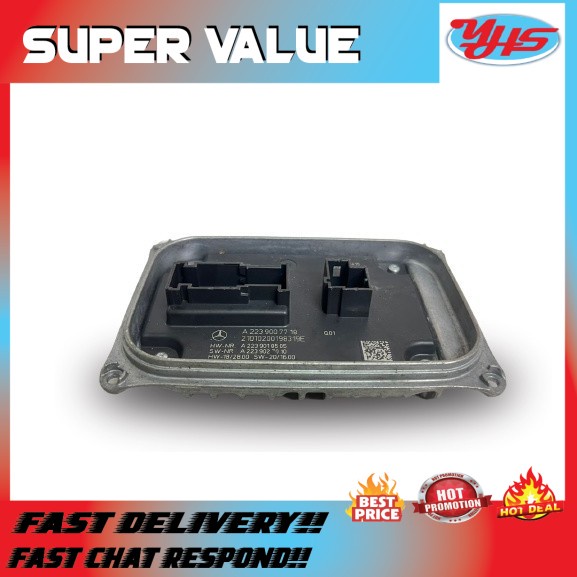 USED ORI MERCEDES W223 SCLASS 223 2020-2023 DRIVER COMPUTER CAR LIGHT CONTROL UNIT