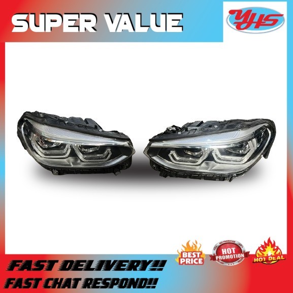 USED ORI BMW X3 G01 2016-2020 HEAD LAMP RH LH (LH) thumbnail
