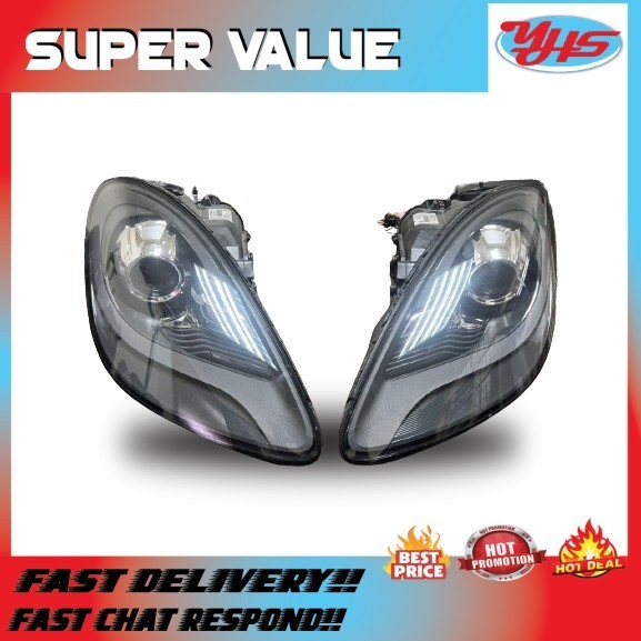 NEW CAR OUT PORSCHE CAYMAN 718 2017-2022 XENON HEADLIGHT RH LH (LH) thumbnail