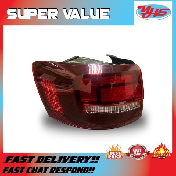 USED ORI VOLKSWAGEN JETTA 2014-2018 OUTER TAIL LIGHT LH