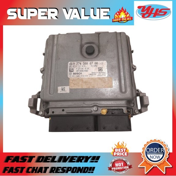 USED ORIGINAL MERCEDES W212 W204 W117 W176 W246 2013-2016 ENGINE ECU