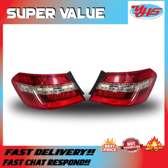 USED ORI MERCEDES W212 OLD MODEL TAIL LAMP RH LH (LH) thumbnail
