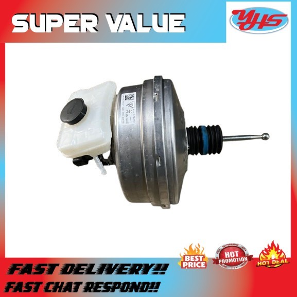 NEW ORI PORSCHE CAYENNE 9Y0 Q8 POWER BRAKE BOOSTER MASTER CYLINDER