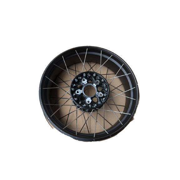 NEW ORI BMW K46 2015-2018 REAR BLACK SPOKE WHEEL thumbnail