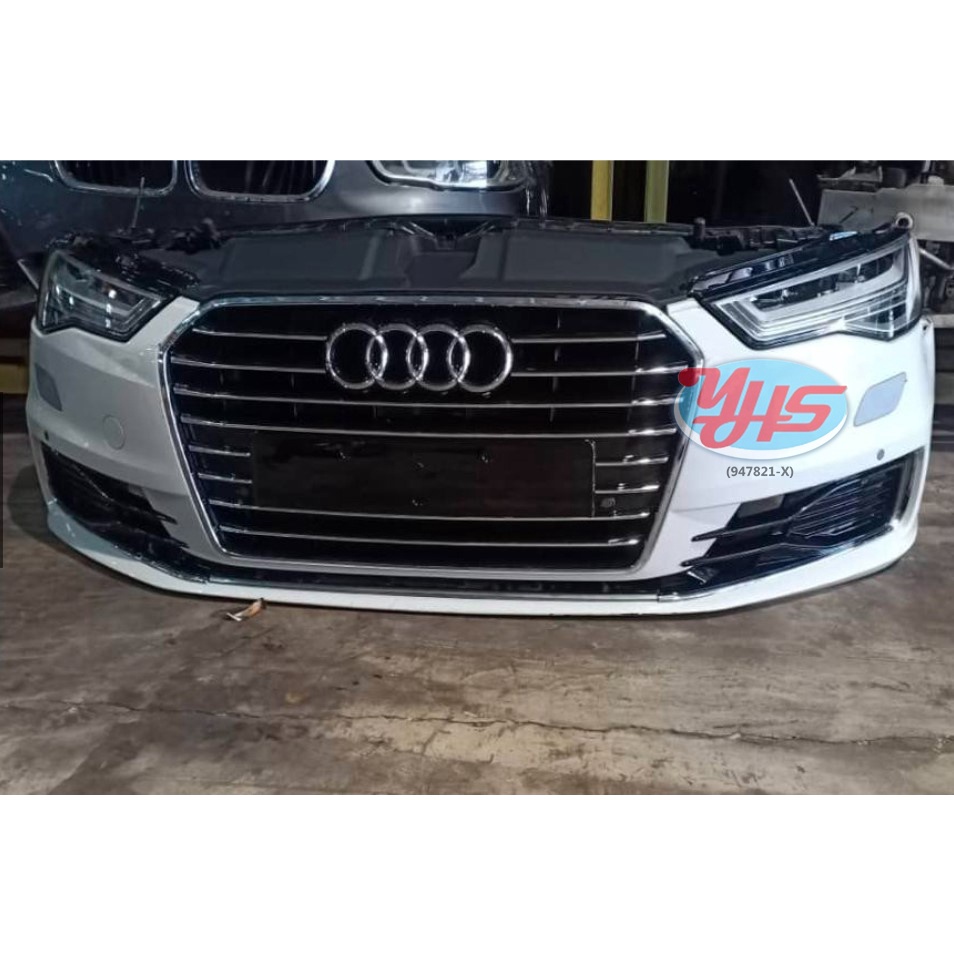 AUDI A6 C7 NOSE CUT (HEADLIGHT HEADLAMP, BUMPER COMPLETE, RADIATOR, CONDENSER) thumbnail
