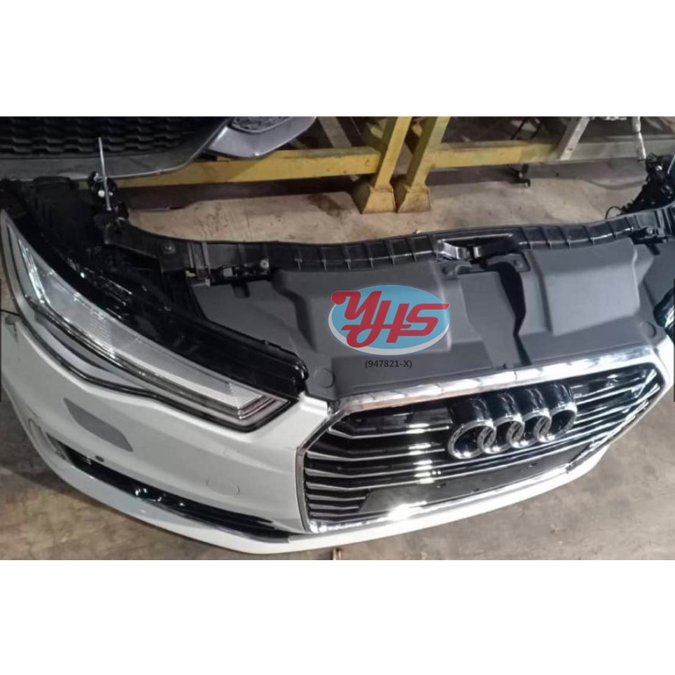 AUDI A6 C7 NOSE CUT (HEADLIGHT HEADLAMP, BUMPER COMPLETE, RADIATOR, CONDENSER) thumbnail