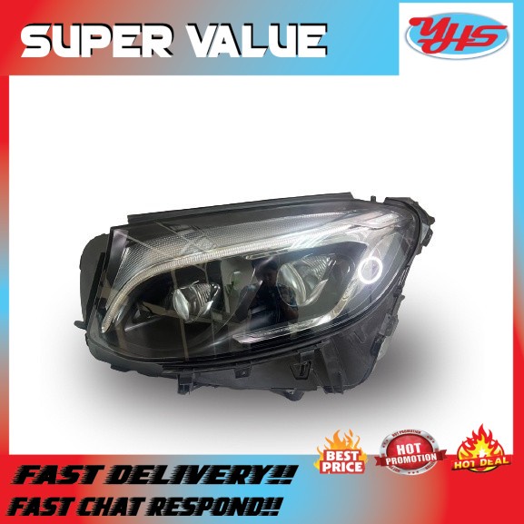 USED ORI MERCEDES W253 HEADLIGHT RH LH (LH) thumbnail
