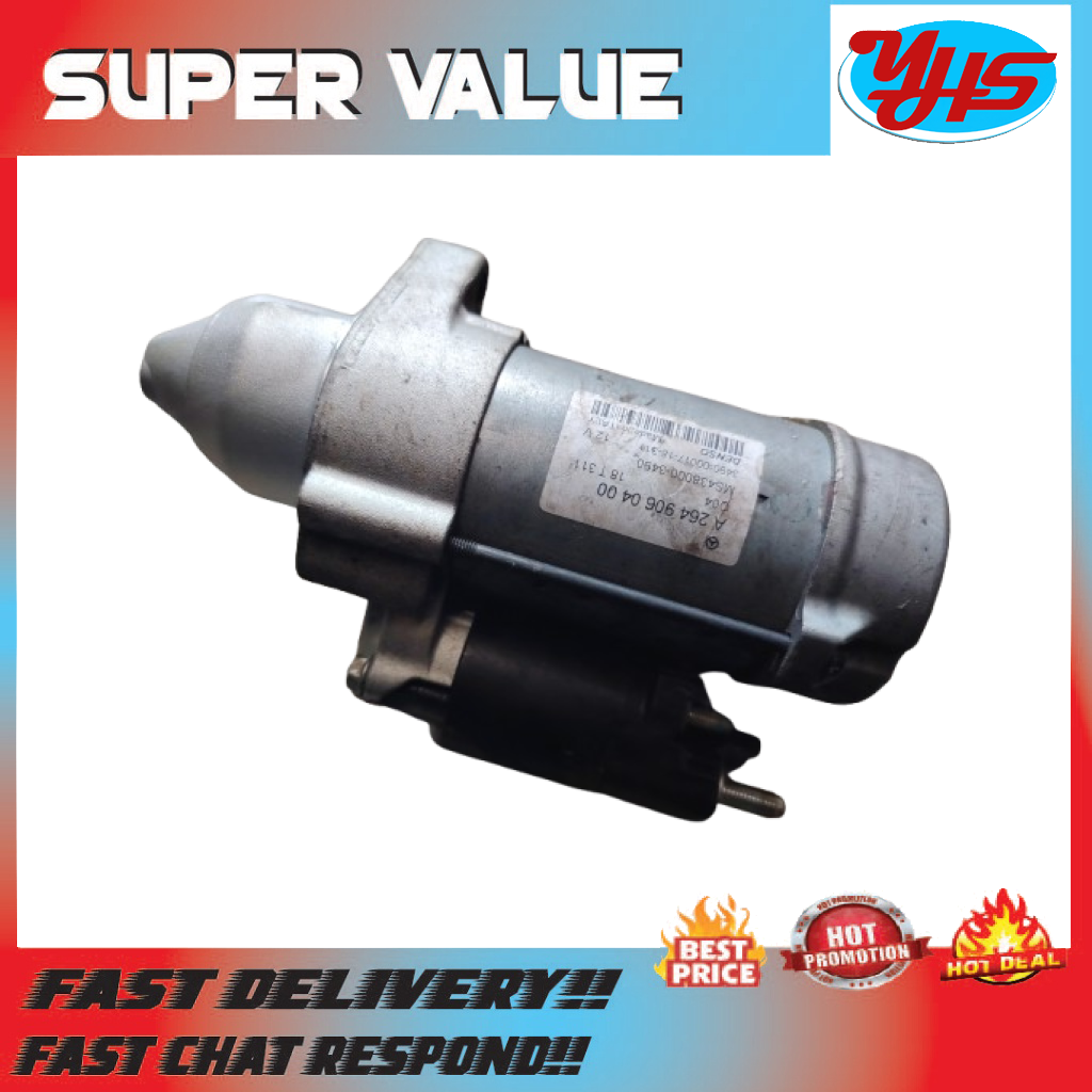 USED ORIGINAL MERCEDES-BENZ W205-W213 264 STARTER MOTOR (2015-2020) thumbnail