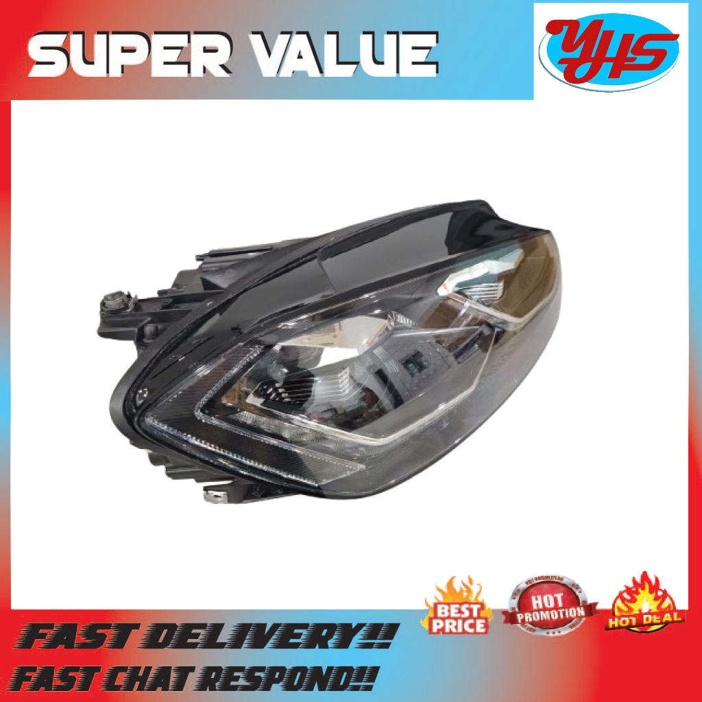 USED ORIGINAL VOLKSWAGEN GOLF R MK7.5 DRIVERS SIDE HEADLIGHT (2015-2020)
