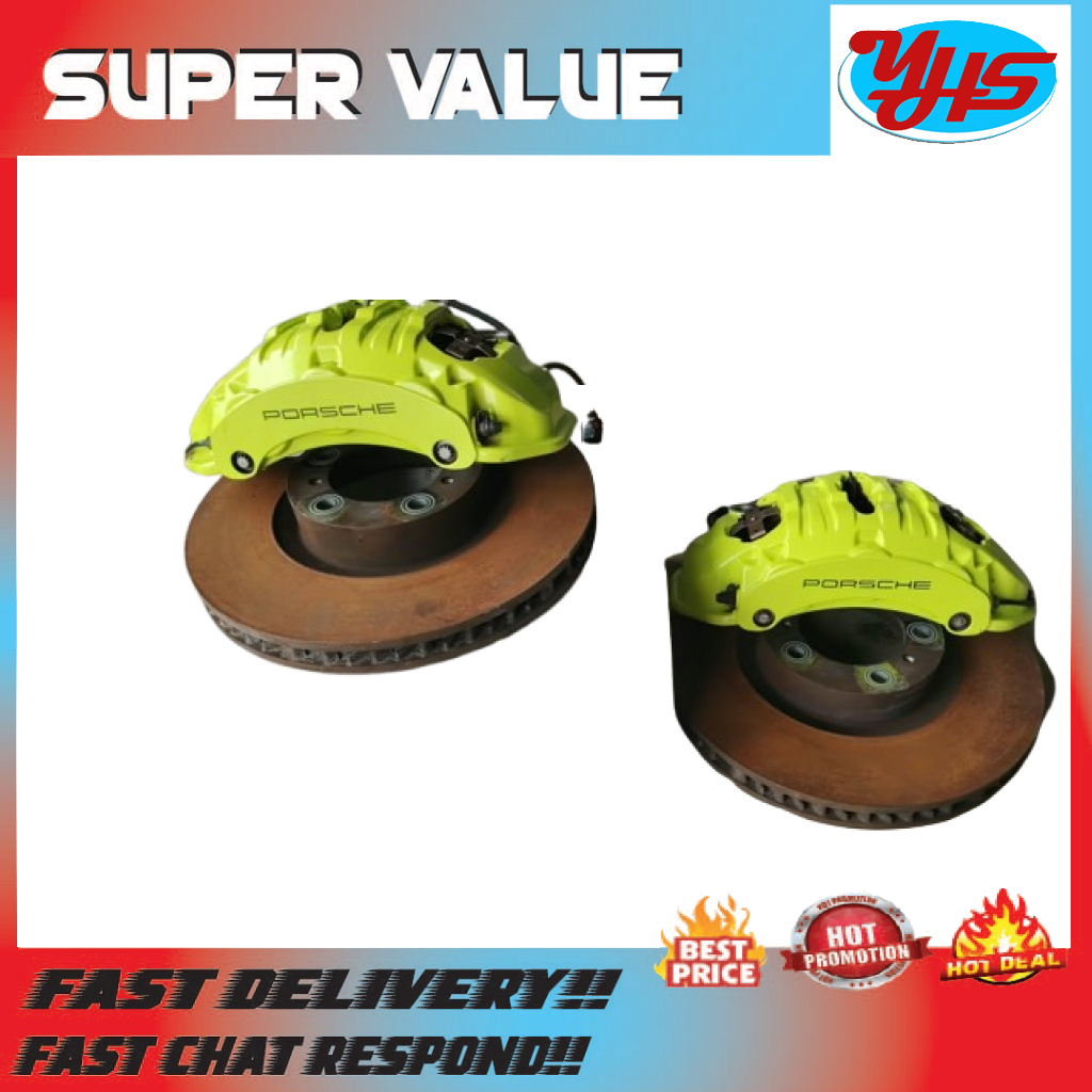 PORSCHE CAYENNE 9Y0 GTS FRONT BREMBO CALIPER SET WITH DISC USED ORIGINAL (2018-2022)