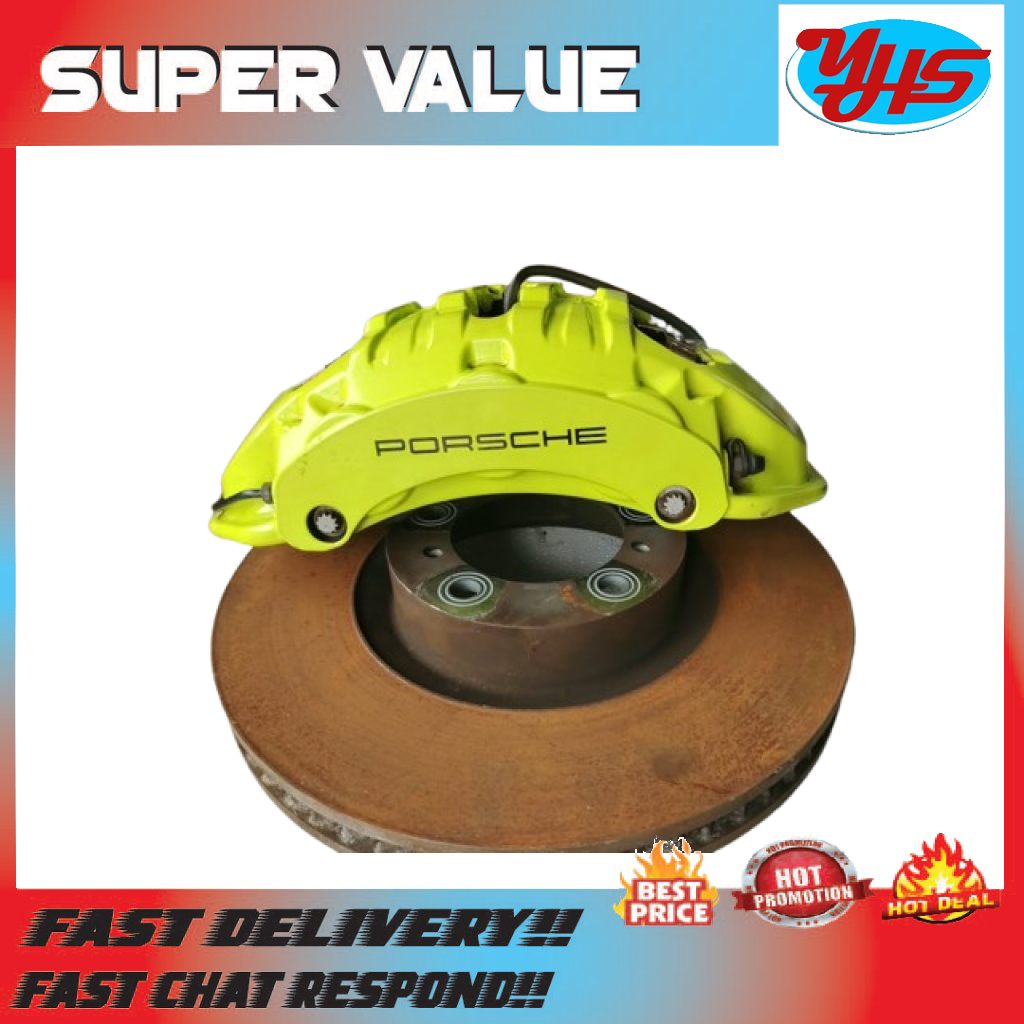 PORSCHE CAYENNE 9Y0 GTS FRONT BREMBO CALIPER SET WITH DISC USED ORIGINAL (2018-2022) thumbnail
