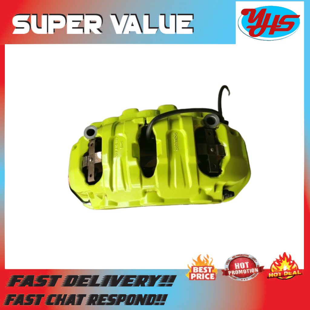 PORSCHE CAYENNE 9Y0 GTS FRONT BREMBO CALIPER SET WITH DISC USED ORIGINAL (2018-2022) thumbnail