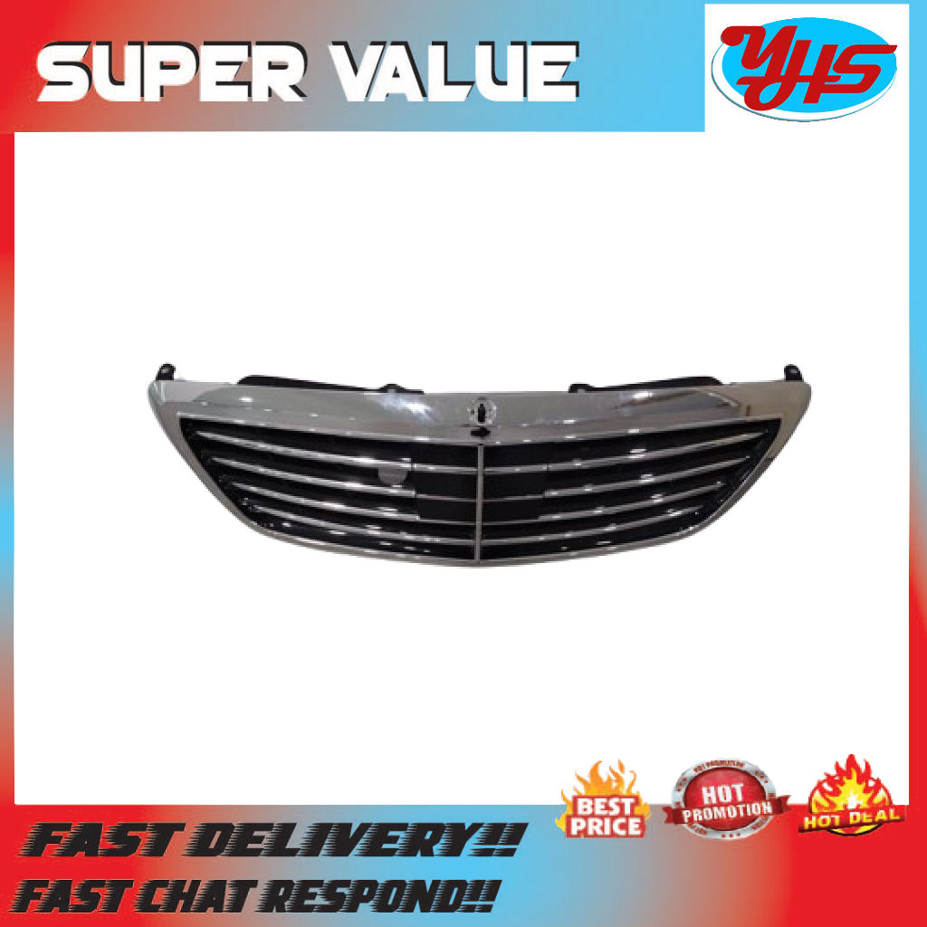 MERCEDES W222 FRONT BUMPER GRILLE USED ORIGINAL