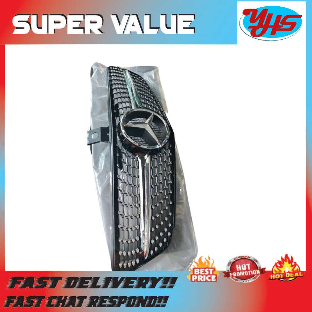 MERCEDES C CLASS W204 FRONT GRILLE OEM BRAND ORIGINAL (2014-2017) thumbnail