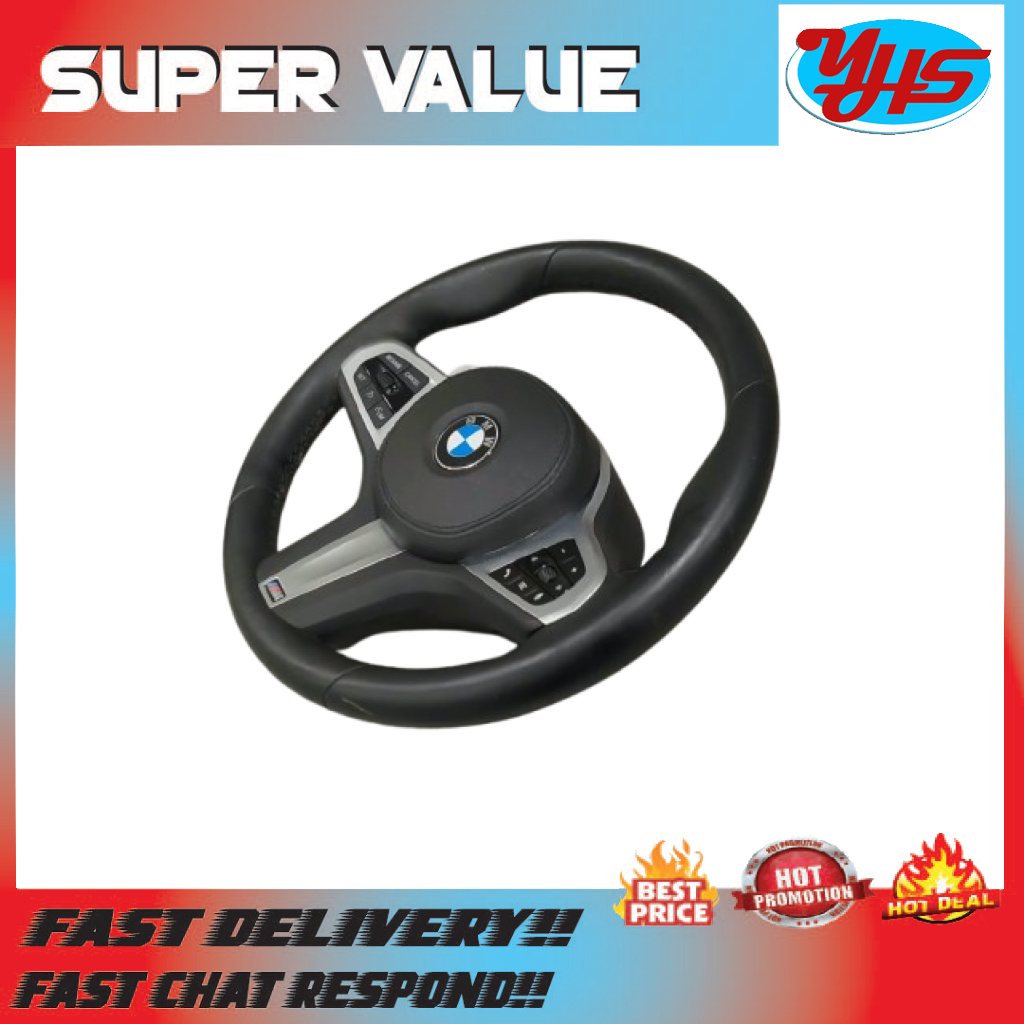 BMW X5 G02 STEERING WHEEL WITH AIRBAG USED ORIGINAL (2017-2024) thumbnail