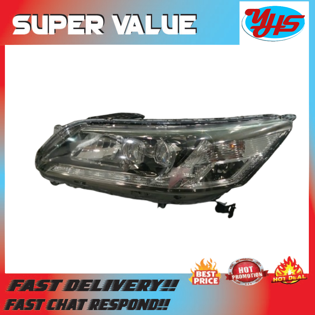 HONDA ACCORD T2N RIGHR & LEFT SIDE LED HEADLIGHT USED ORIGINAL (2015-2019)