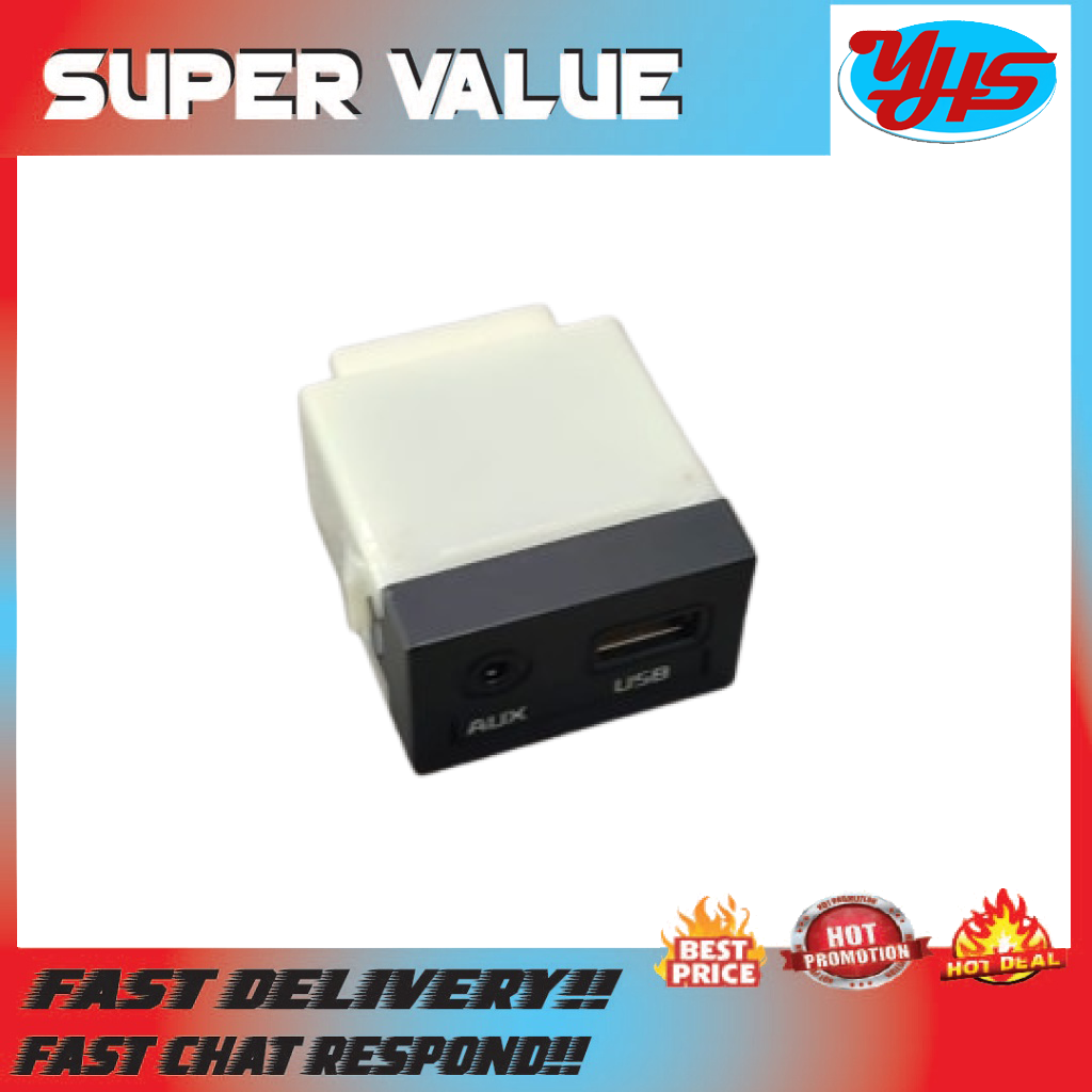KIA K3 AUDIO INPUT PORT ADAPTER JACK NEW ORIGINAL (2016-2020)