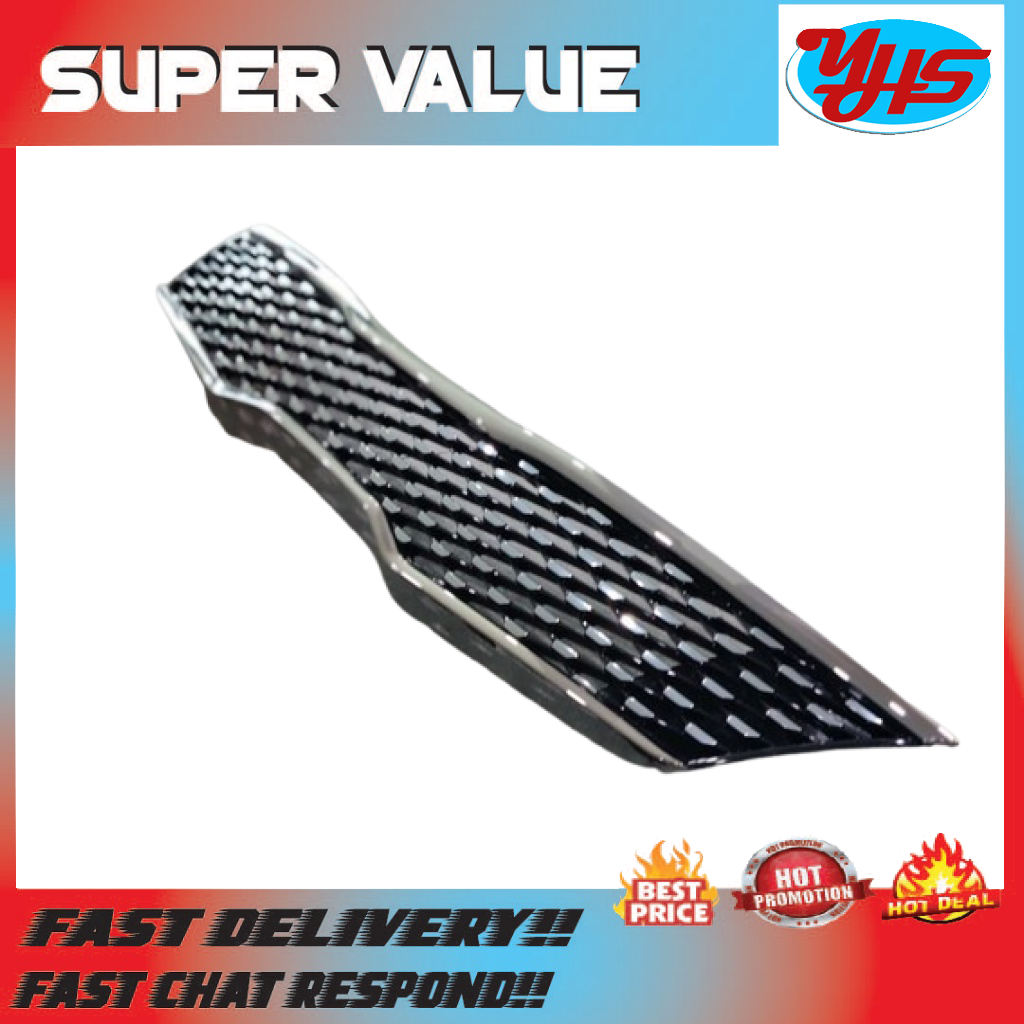 KIA 5 & HYUNDAI ABS SILVER FRONT BUMPER GRILLE NEW ORIGINAL (2016-2023) thumbnail