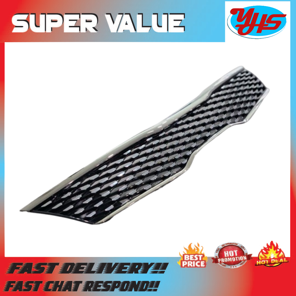 KIA 5 & HYUNDAI ABS SILVER FRONT BUMPER GRILLE NEW ORIGINAL (2016-2023) thumbnail