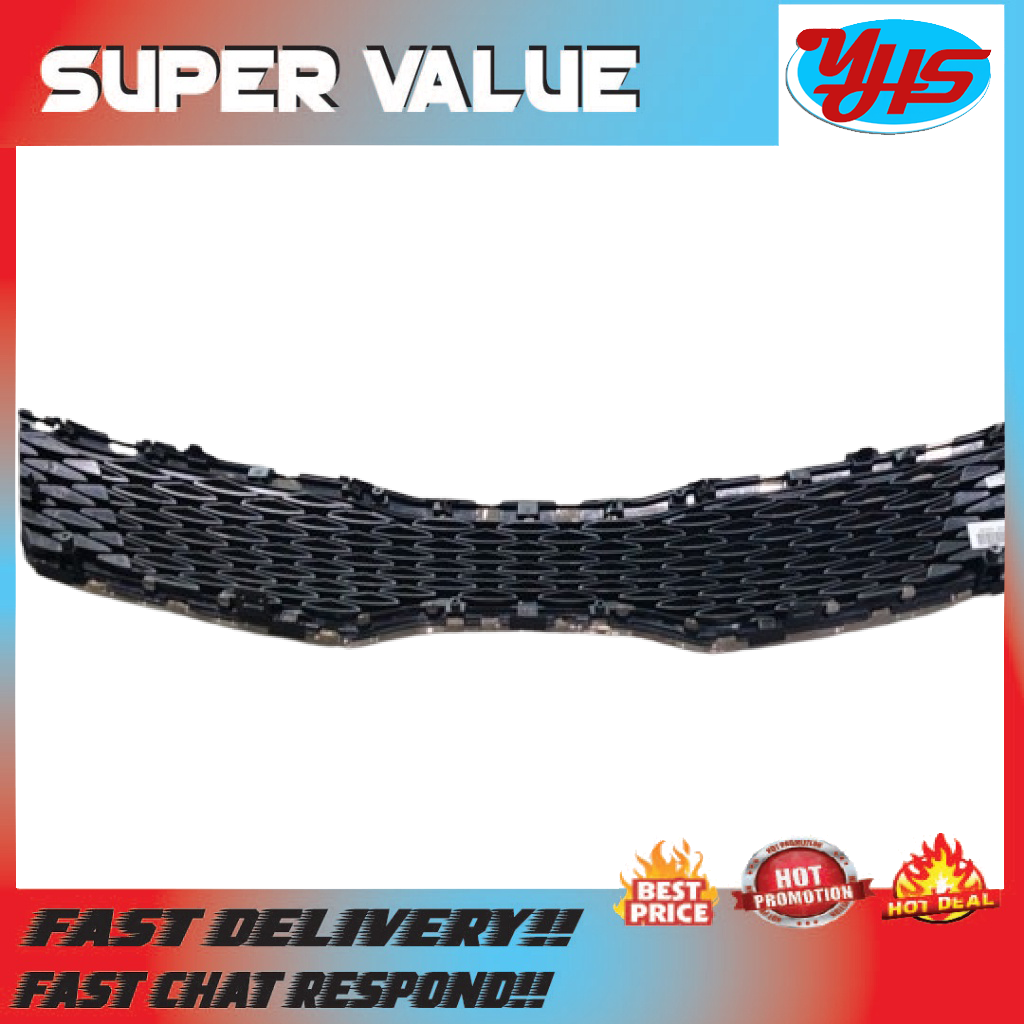 KIA 5 & HYUNDAI ABS SILVER FRONT BUMPER GRILLE NEW ORIGINAL (2016-2023) thumbnail