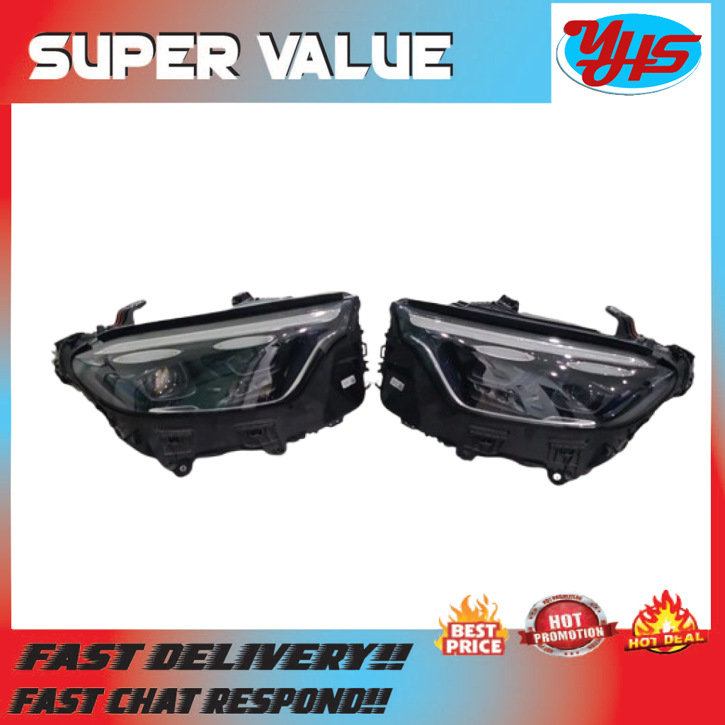 MERCEDES-BENZ GLC254 FRONT RIGHT LEFT HEADLIGHT USED ORIGINAL (2020-2026)