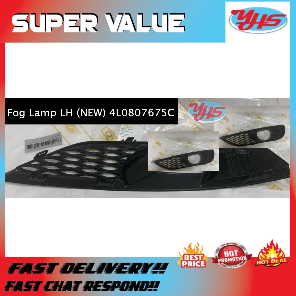 New Fog Lamp LH Q7 Cover 4L0807675C