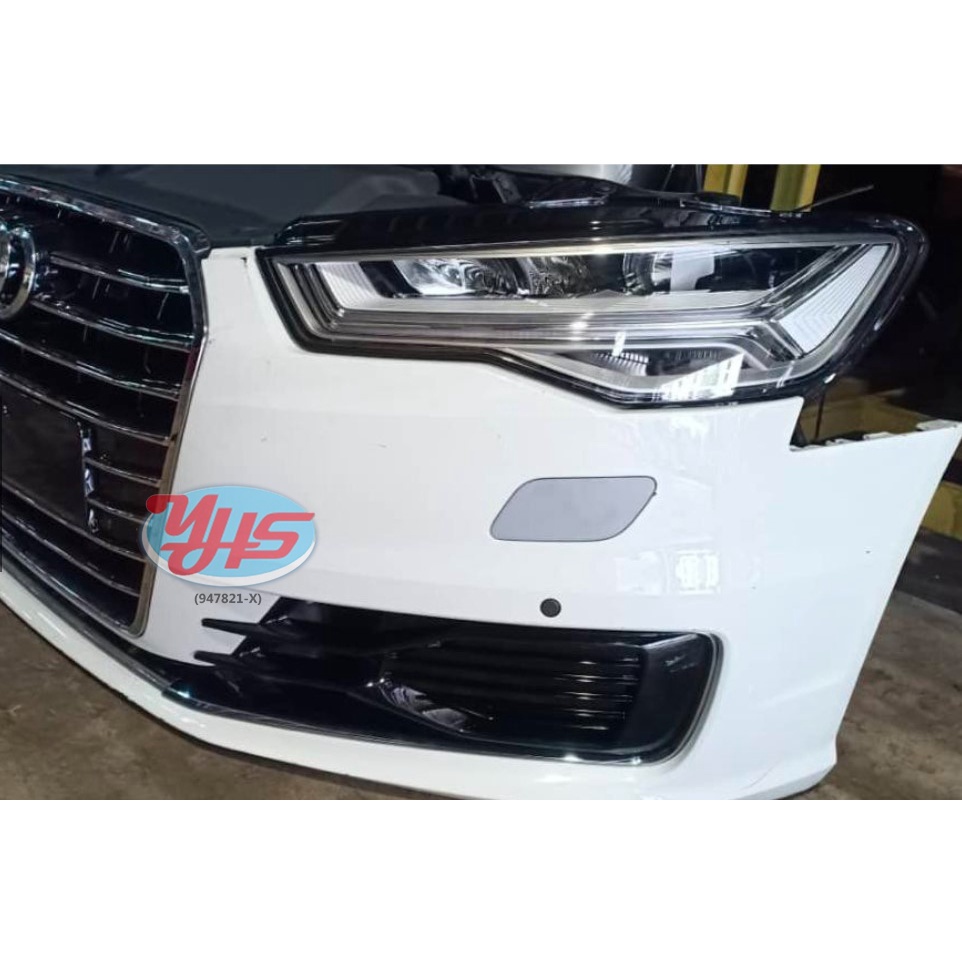 AUDI A6 C7 NOSE CUT (HEADLIGHT HEADLAMP, BUMPER COMPLETE, RADIATOR, CONDENSER) thumbnail
