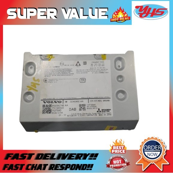 USED ORIGINAL VOLVO XC90 II XC60 XC40 V60 S60 III 2016-2022 RADIO NAVIGATION