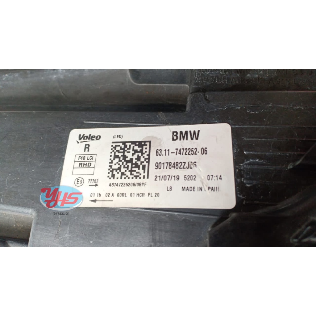 USED BMW F44 LCI HEAD LAMP thumbnail