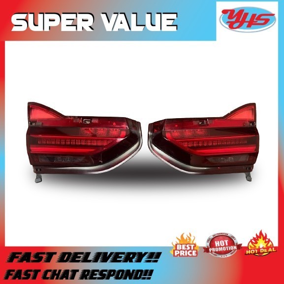 USED ORI BMW 740I G12 2015-2018 TAILGATE TAIL LIGHT RH LH (LH)