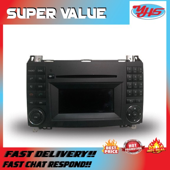 USED ORI MERCEDES 169 B CLASS 2007-2010 BLUETOOTH MP3 CAR RADIO CD CHANGER RADIO A1698705594