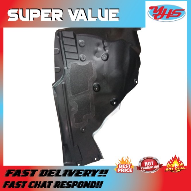 NEW ORI B 750 G12 FRONT LH LEFT INNER FENDER LINER REARWARD