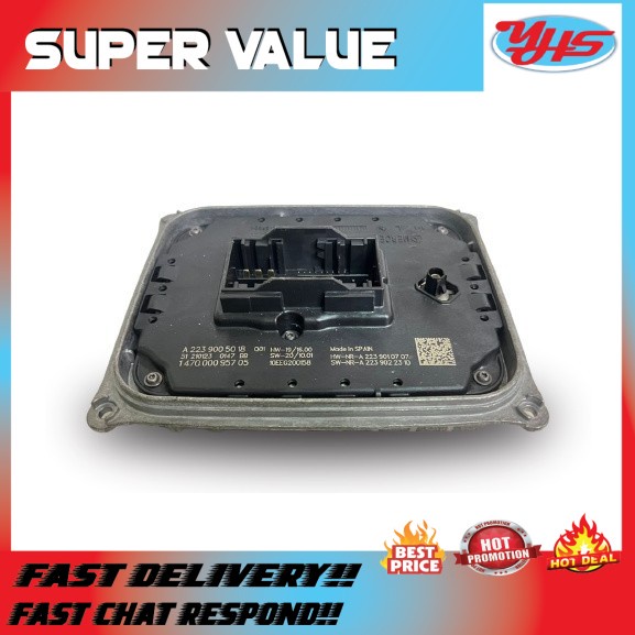 USED ORI MERCEDES 222/222/213 E CLASSS S CLaSS C CLASS 2017-2022 LED CONTROL UNIT