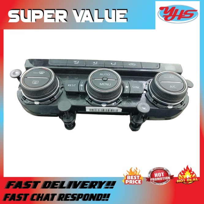 USED ORI VOLKSWAGEN TOURAN 2.0 GOLF MK7 HEATER CONTROL PANEL