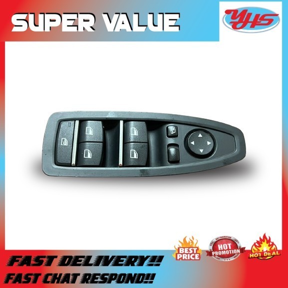 USED ORI BMW F30 F49 F44 F20 2013-2019 POWER WINDOW SWITCH