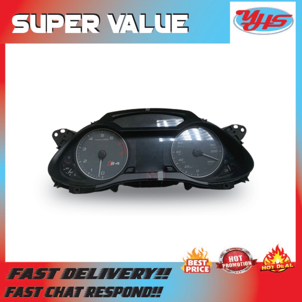 Used Ori Audi S4 B8 2008-12 Speedo Clock Instrument Cluster Manufacturer 8K0920980P thumbnail