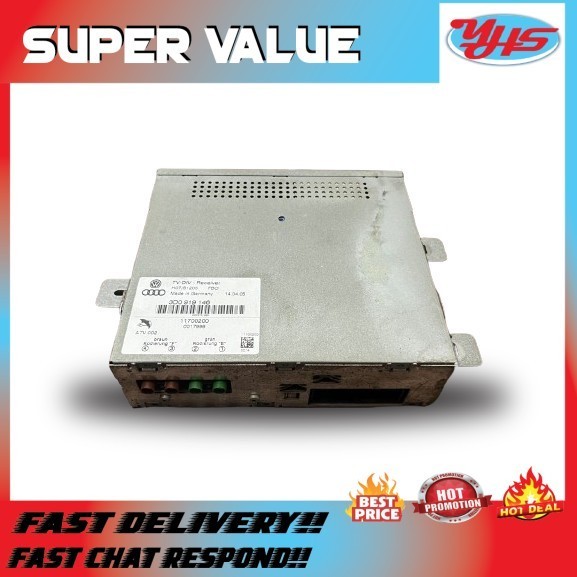 USED ORI VOLKSWAGEN PHATEON BENTLEY FLYING SPUR 2012-2017 TV TUNER RECEIVER MODULE