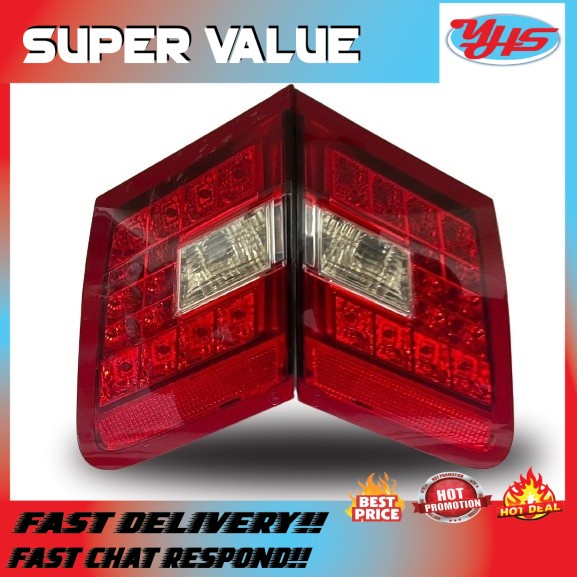 USED ORI MERCEDES W212 2012-2016 TAIL LAMP INSIDE RH LH (RH) thumbnail