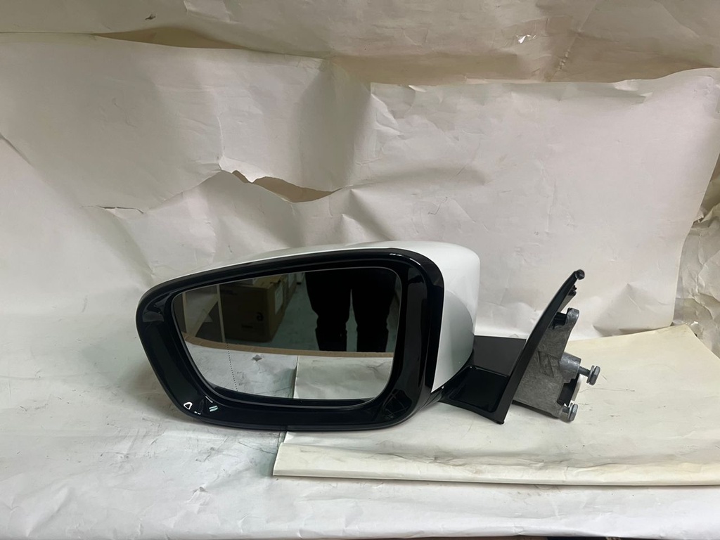 USED ORI BMW G30 5 SERIES 2016-2022 SIDE MIRROR WHITE (LEFT)