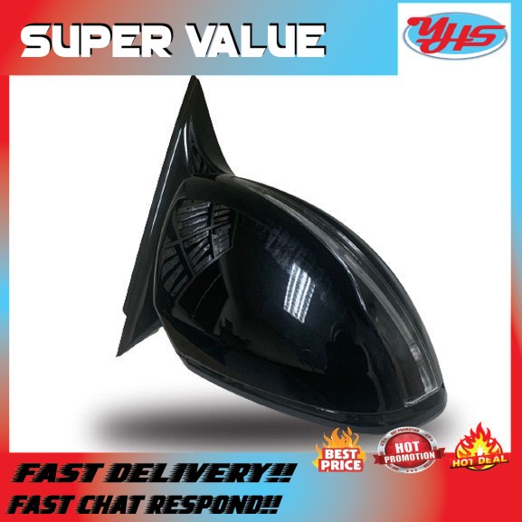 USED ORI MERCEDES BENZ 213/205 WING MIRROR COMPLETE MIRROR BLACK RIGHT