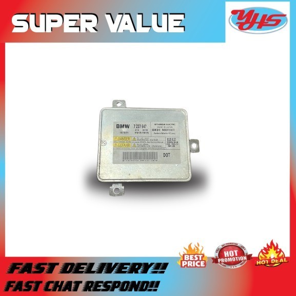USED ORI BMW 3SERIES E90 F10 2012-2018 HEADLIGHT BALLAST CONTROL MODULE