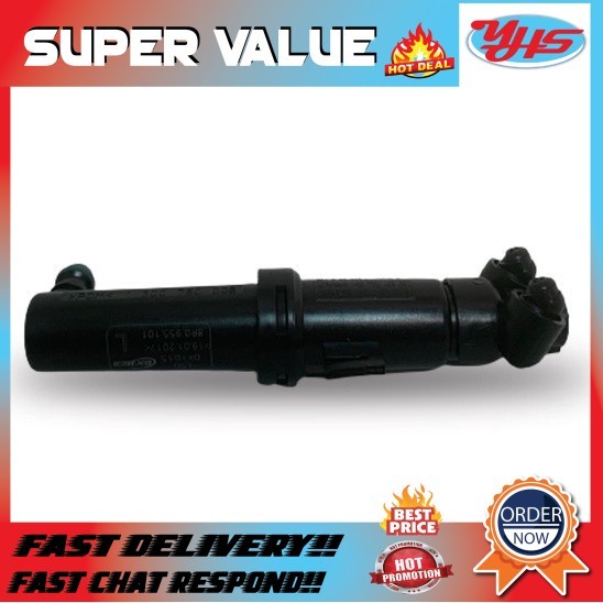 NEW ORI AUDI Q5 LEFT DRIVER SIDE HEADLIGHT WASHER WIPER NOZZLE