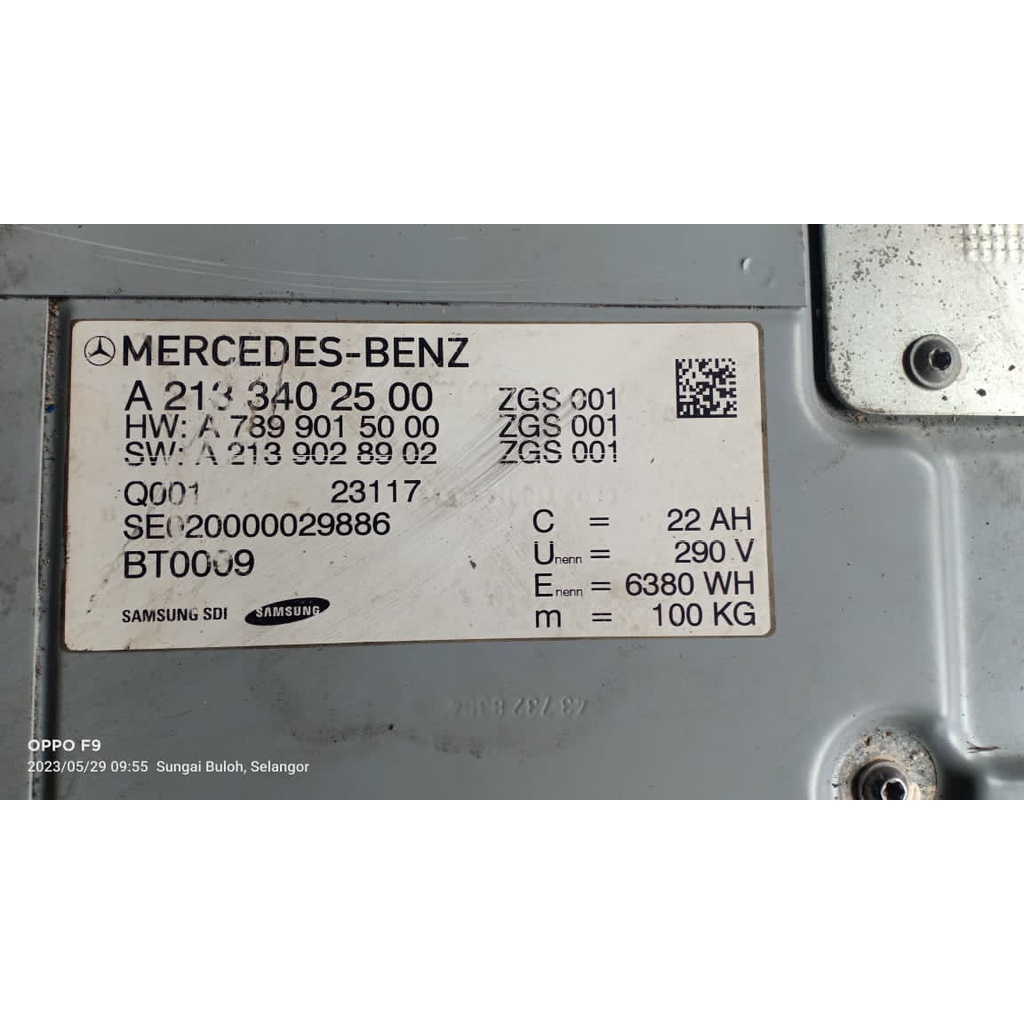 NEW ORI MERCEDES W213/W205  2015-2018 HYBRID BATTERIA thumbnail