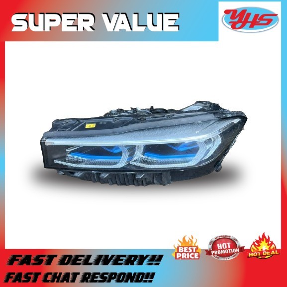 USED ORI BMW 740LI M7 G11 LCI 2015-2018 LASER HEAD LAMP LH
