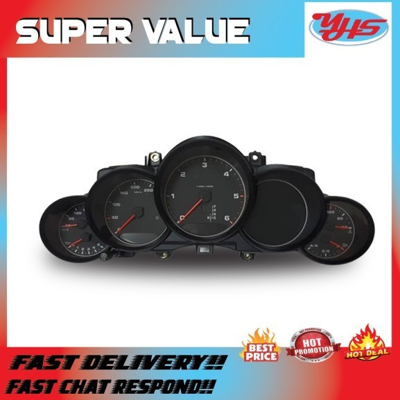 USED ORI PORSCHE CAYENNE 2015-2018 CLUSTER METER