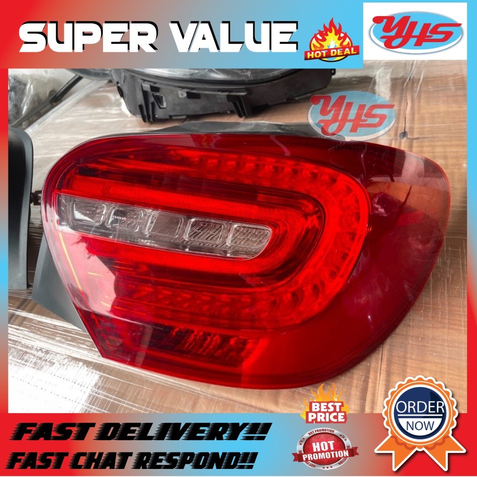 USED Mercedes w176 Tail Lamp Rear Light Taillamp Taillight Car Kereta Lampu Belakang (Right (Driver))