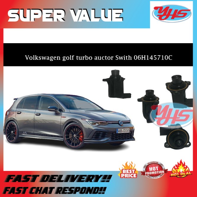 Used Volkswagen golf turbo auctor Switch Diverter Valve CUT OFF VALVE TURBO VW GOLF SCIROCCO 06H145710C